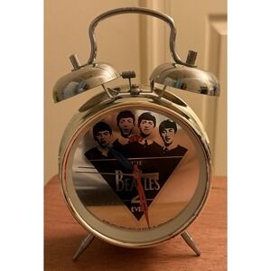 Vintage 1988 Beatles 4 Ever Keywound Alarm Clock,‎ Tested and Works Perfectly